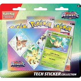 Prismatic Evolutions  - Tech Sticker Collection - Leafeon - Pokemon kort